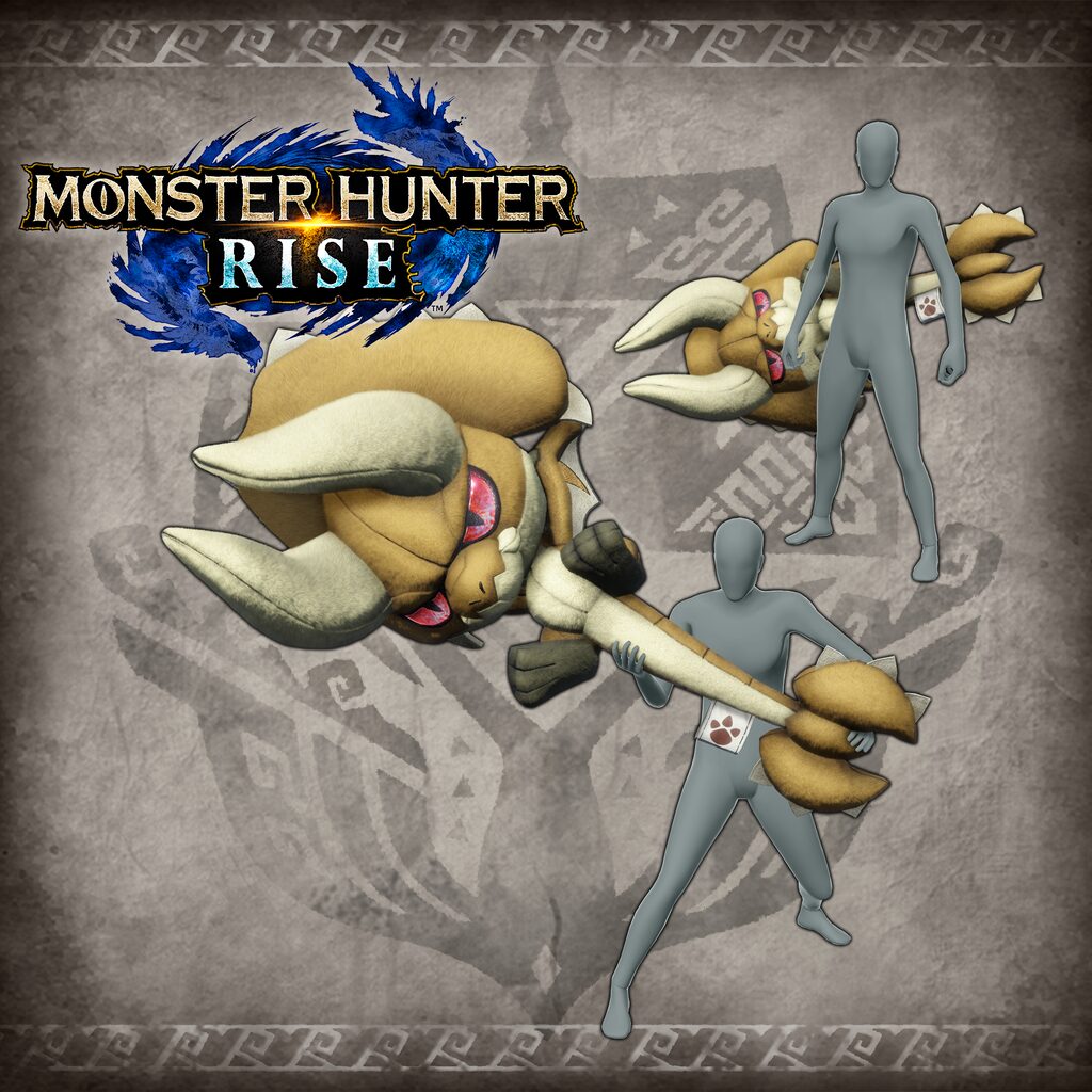 Monster Hunter Rise - "Stuffed Diablos" Hunter layered weapon (Hammer)