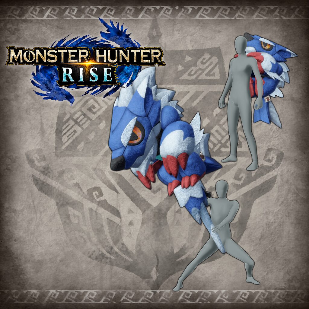 Monster Hunter Rise - "Stuffed Lunagaron" Hunter layered weapon (Switch Axe)