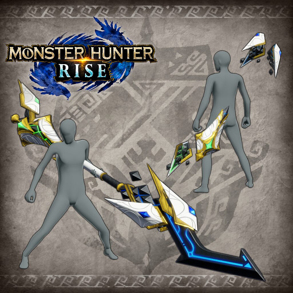 Monster Hunter Rise - "Lost Code: Telth" Hunter layered weapon (Insect Glaive)