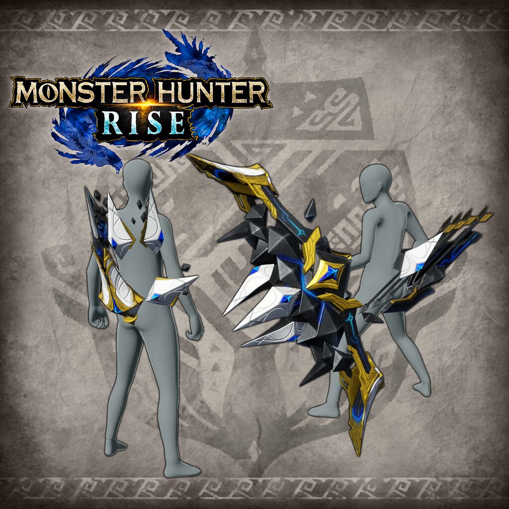 Monster Hunter Rise - "Lost Code: Iru" Hunter layered weapon (Bow)