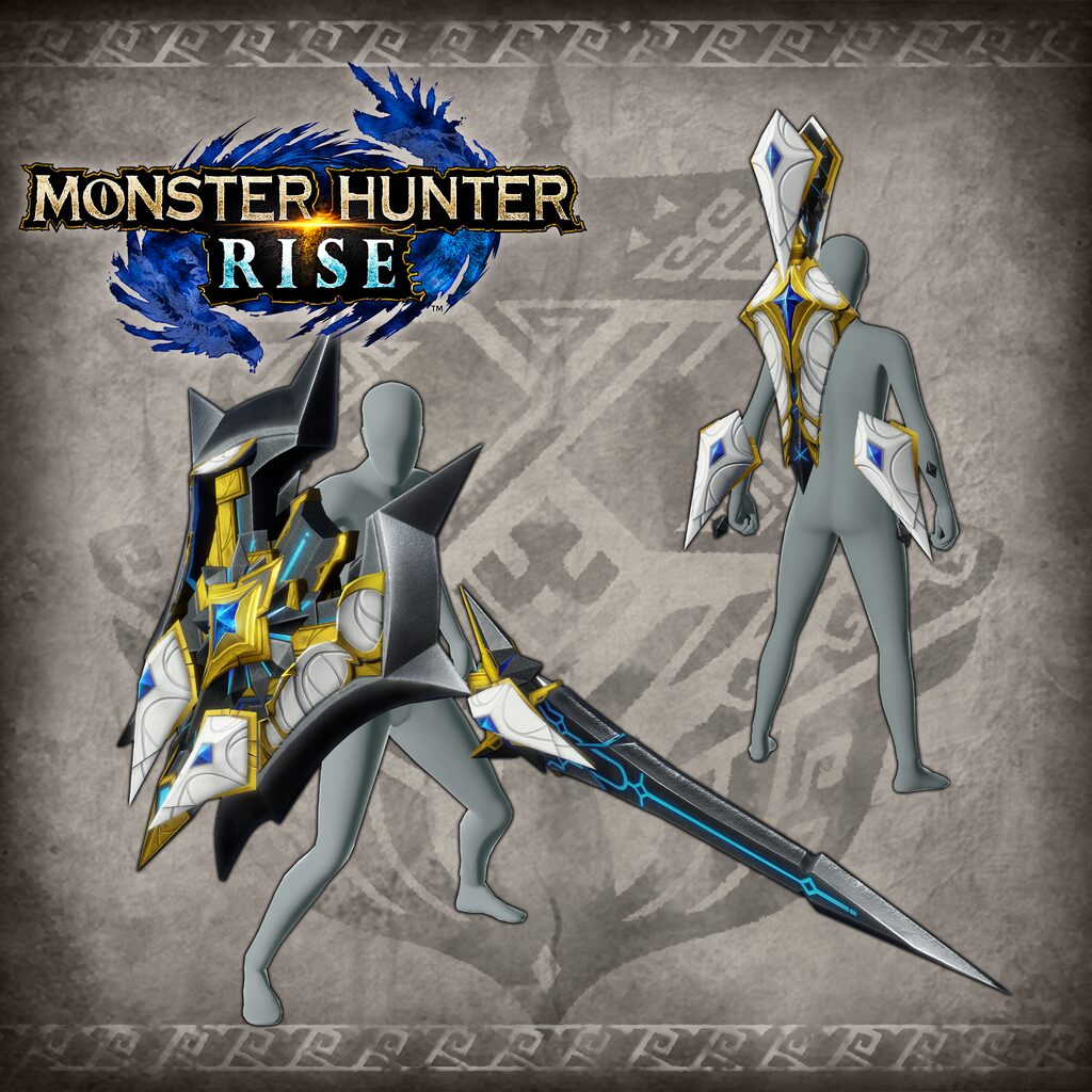 Monster Hunter Rise - "Lost Code: Sara" Hunter layered weapon (Charge Blade)