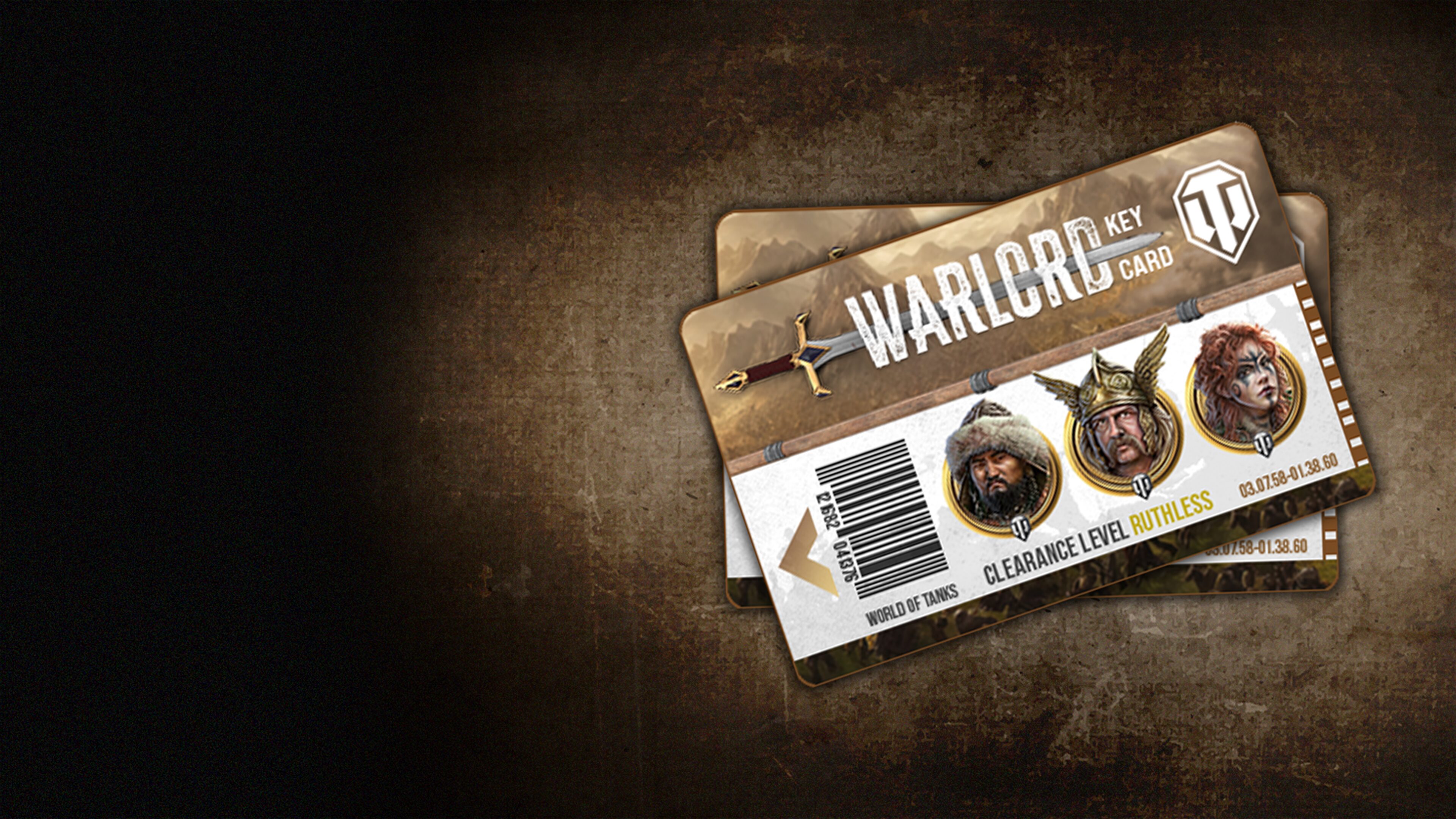World of Tanks 4 Warlord Key Cards