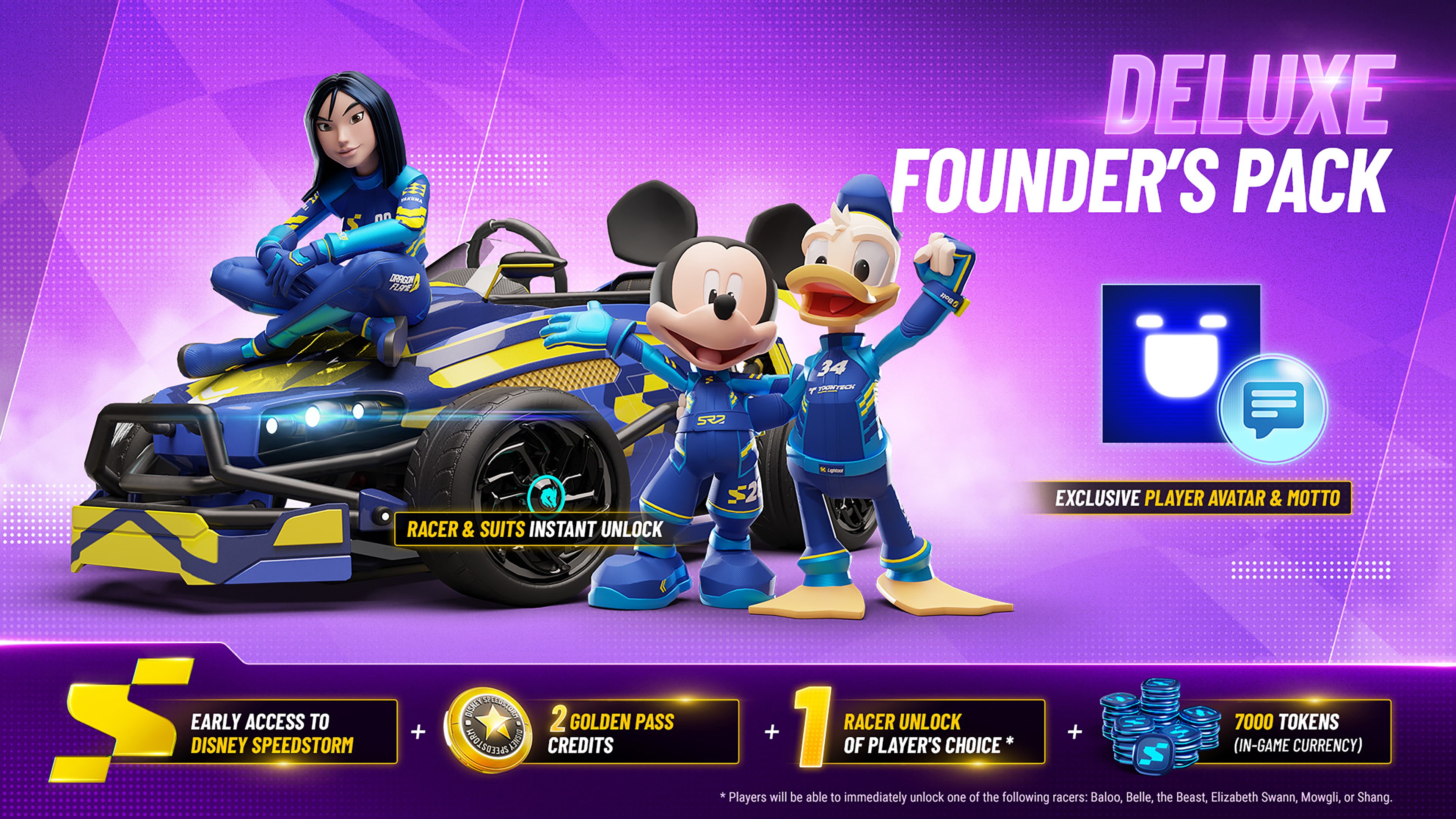 Gratuito, Disney Speedstorm está disponível para PS4 e PS5