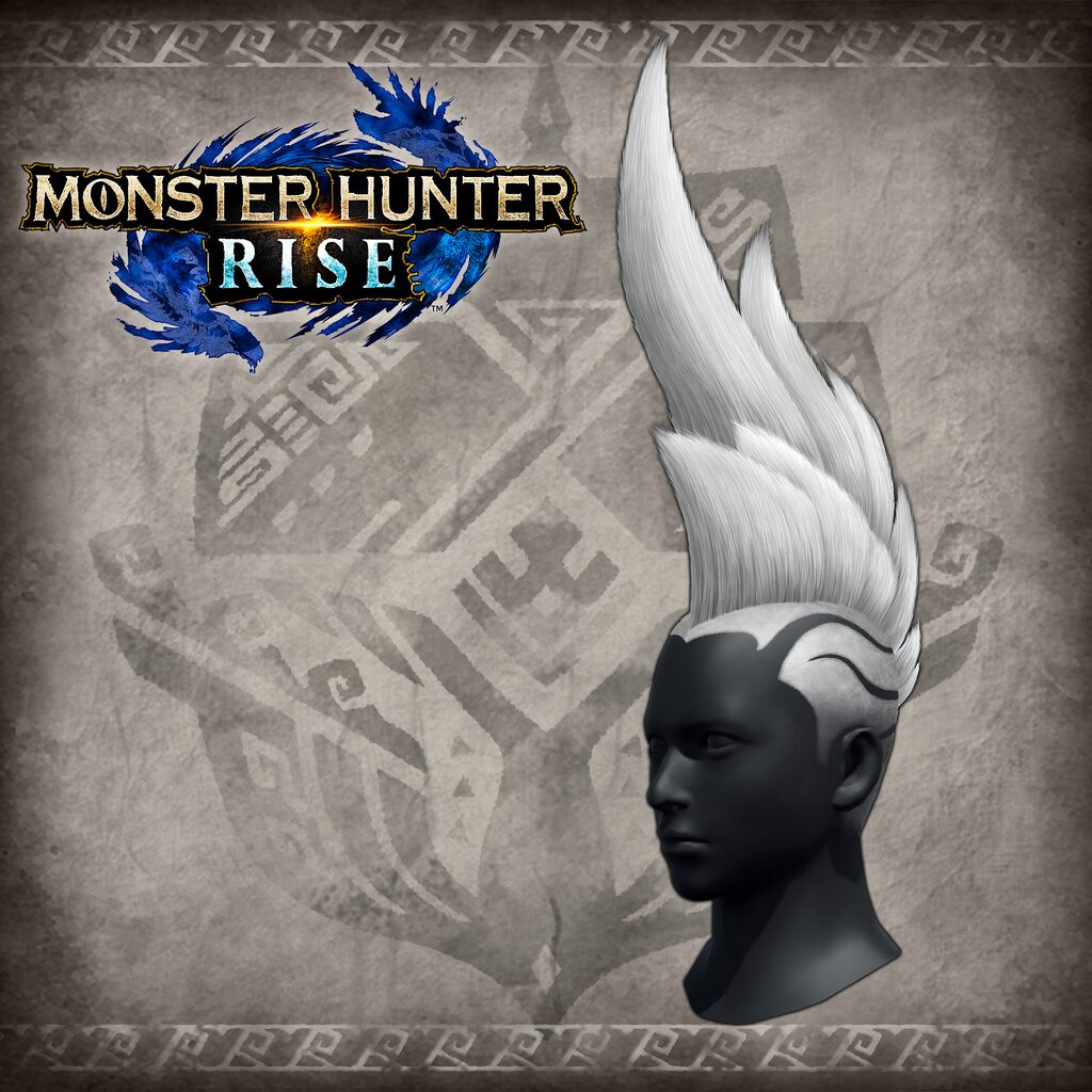Monster Hunter Rise - "Spiribird Edge" hairstyle
