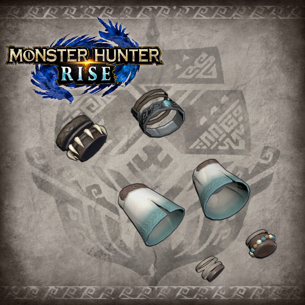 Monster Hunter Rise - "Summer Bracelets" Hunter layered armor piece