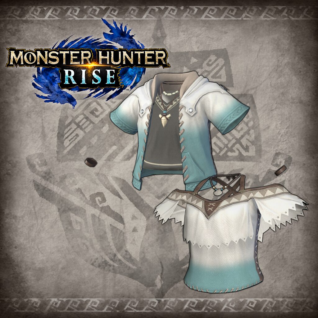 Monster Hunter Rise - "Summer Top" Hunter layered armor piece