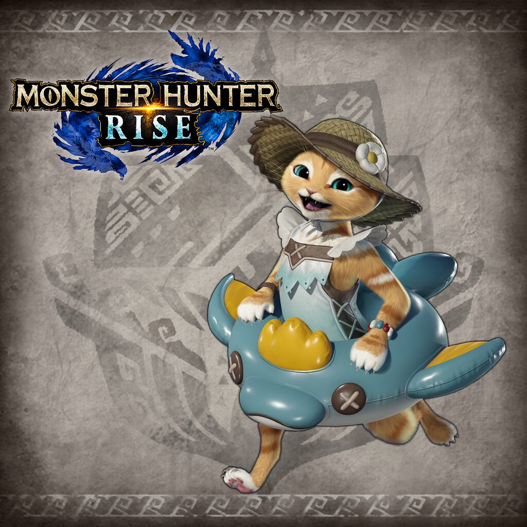Monster Hunter Rise - "F Summer" Palico layered armor set