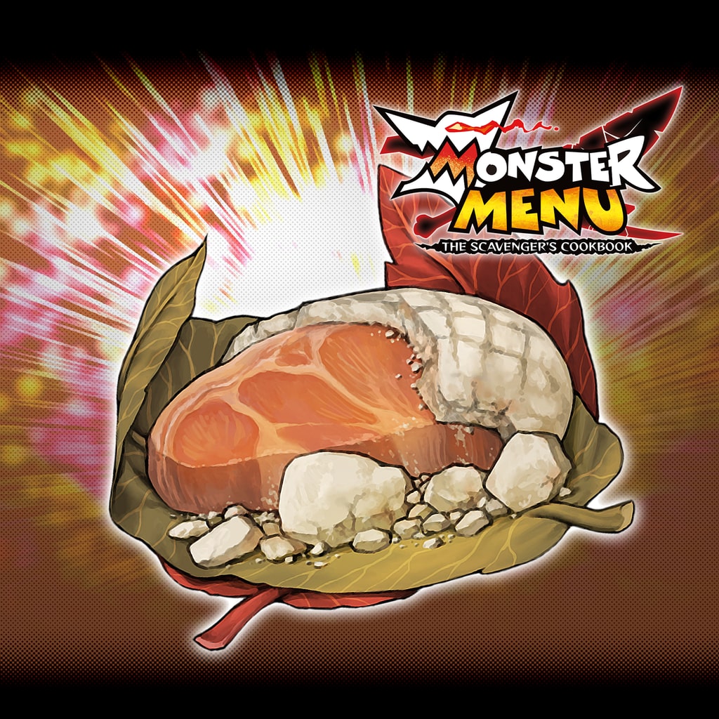 Monster Menu: The Scavenger's Cookbook - Salt-Crusted Monster Meat Recipe and Ingredients Set