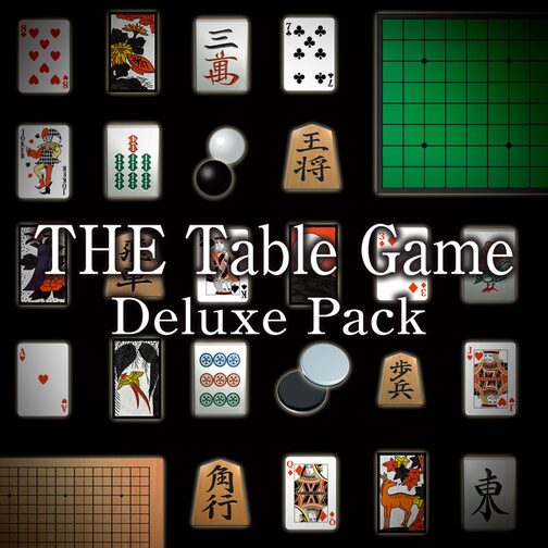 THE Table Game Deluxe Pack 　-Mahjong, Go, Shogi, Tsume Shogi, Othello, Card, Hanafuda, Shisen Mahjong Solitaire, Chess, Backgammon- cover image