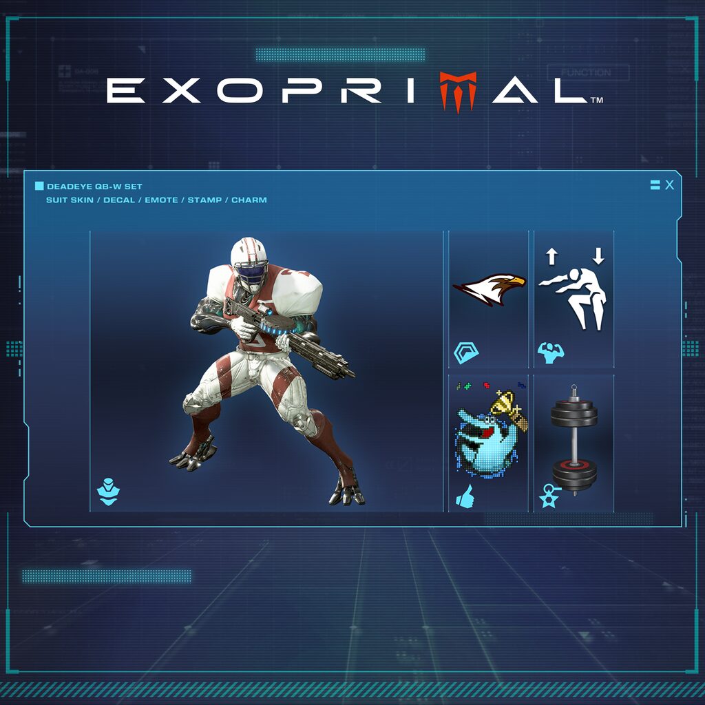Exoprimal - Deadeye QB-W Set