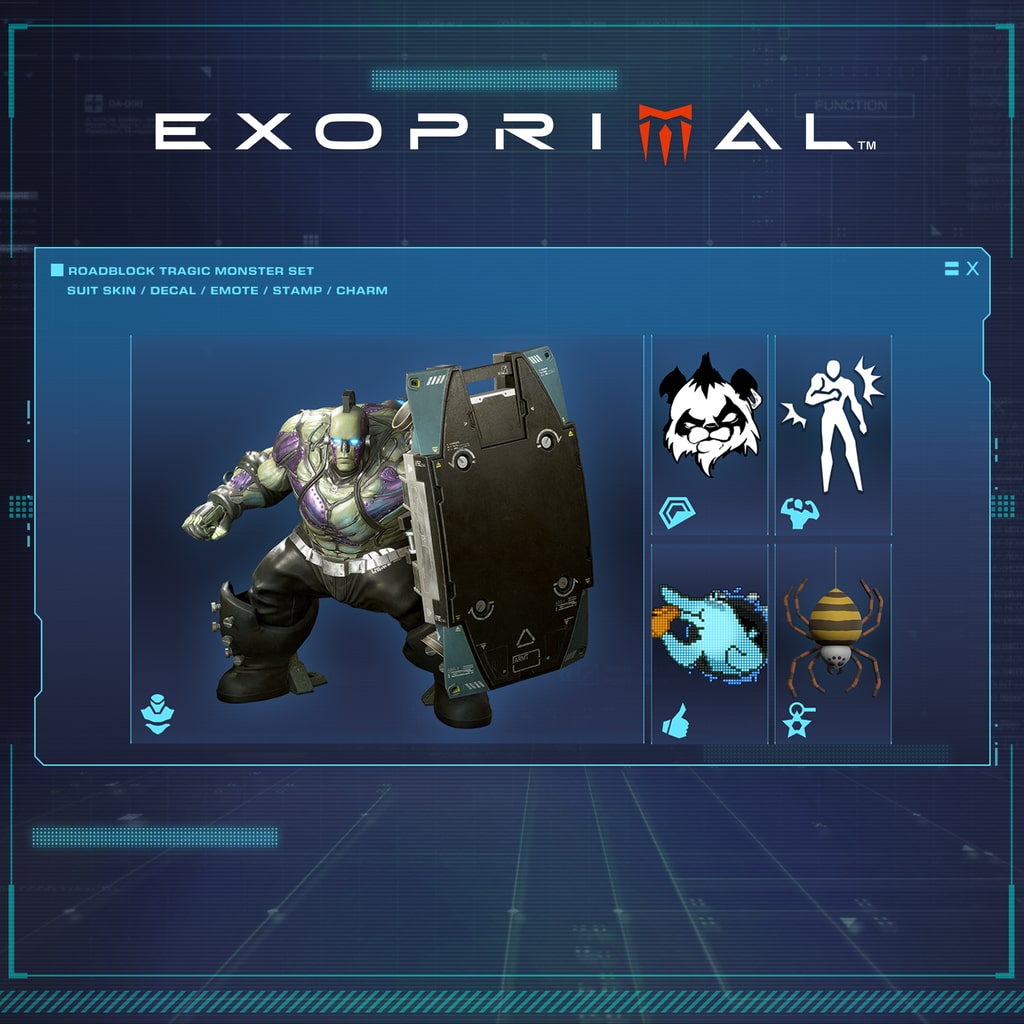 Exoprimal - Roadblock Tragic Monster Set