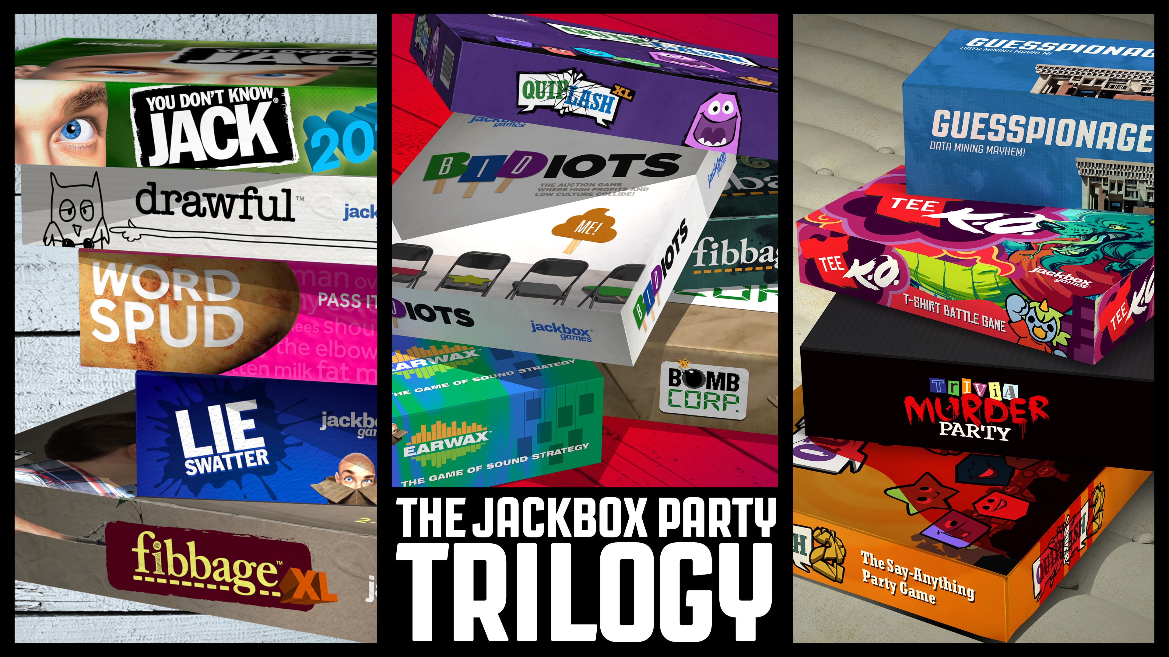 The Jackbox Party Pack Trilogy