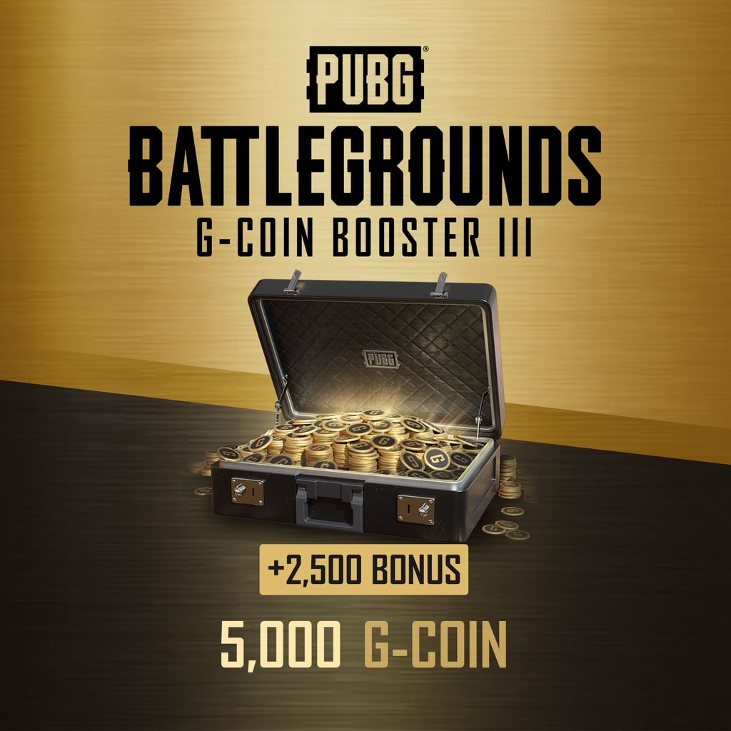 PUBG - G-Coin Booster III (5,000+2,500 Bonus) (English/Chinese/Korean ...