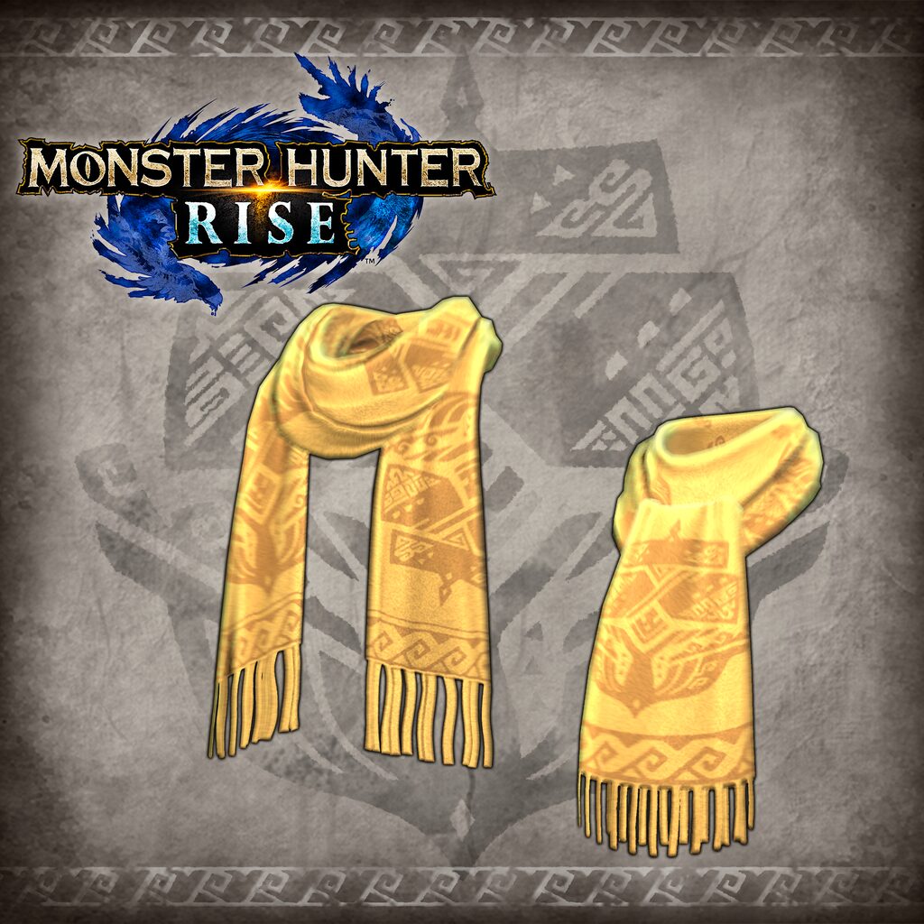 Monster Hunter Rise - "Fall Scarf" Hunter layered Armor Piece