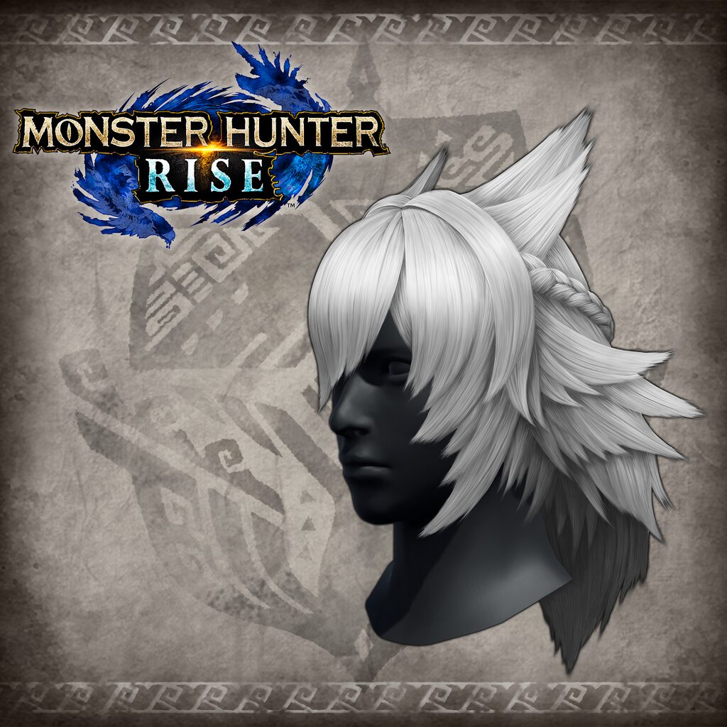 Monster Hunter Rise - "Fluffy Long" hairstyle