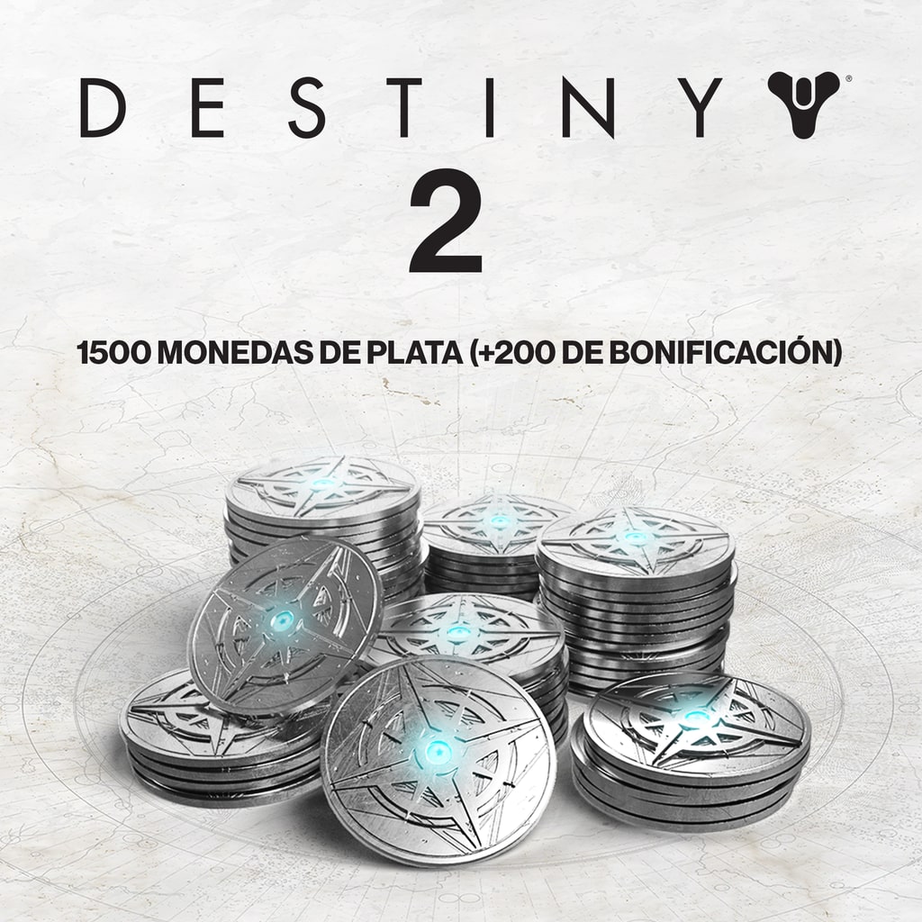 1500 de Plata de Destiny 2 (+200 extra)