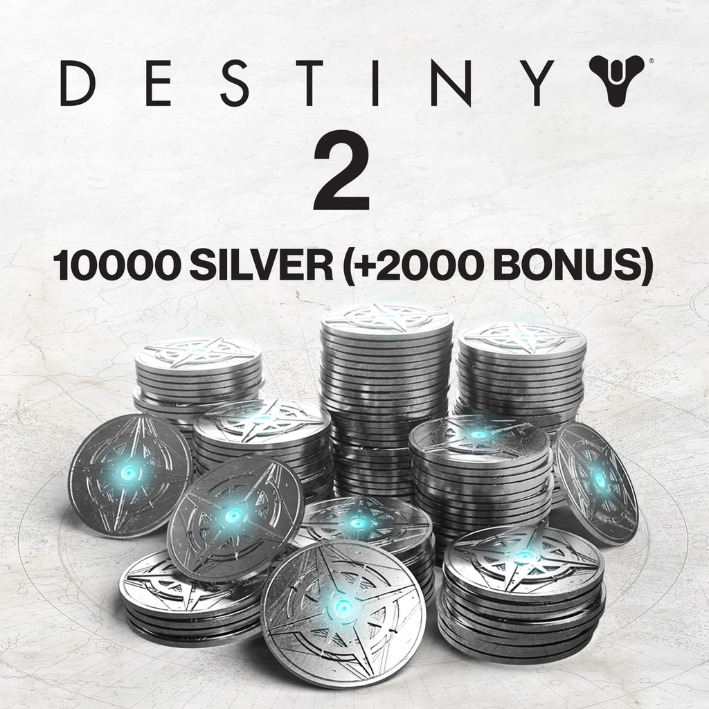 10.000 (+2000 de bónus) Silver de Destiny 2