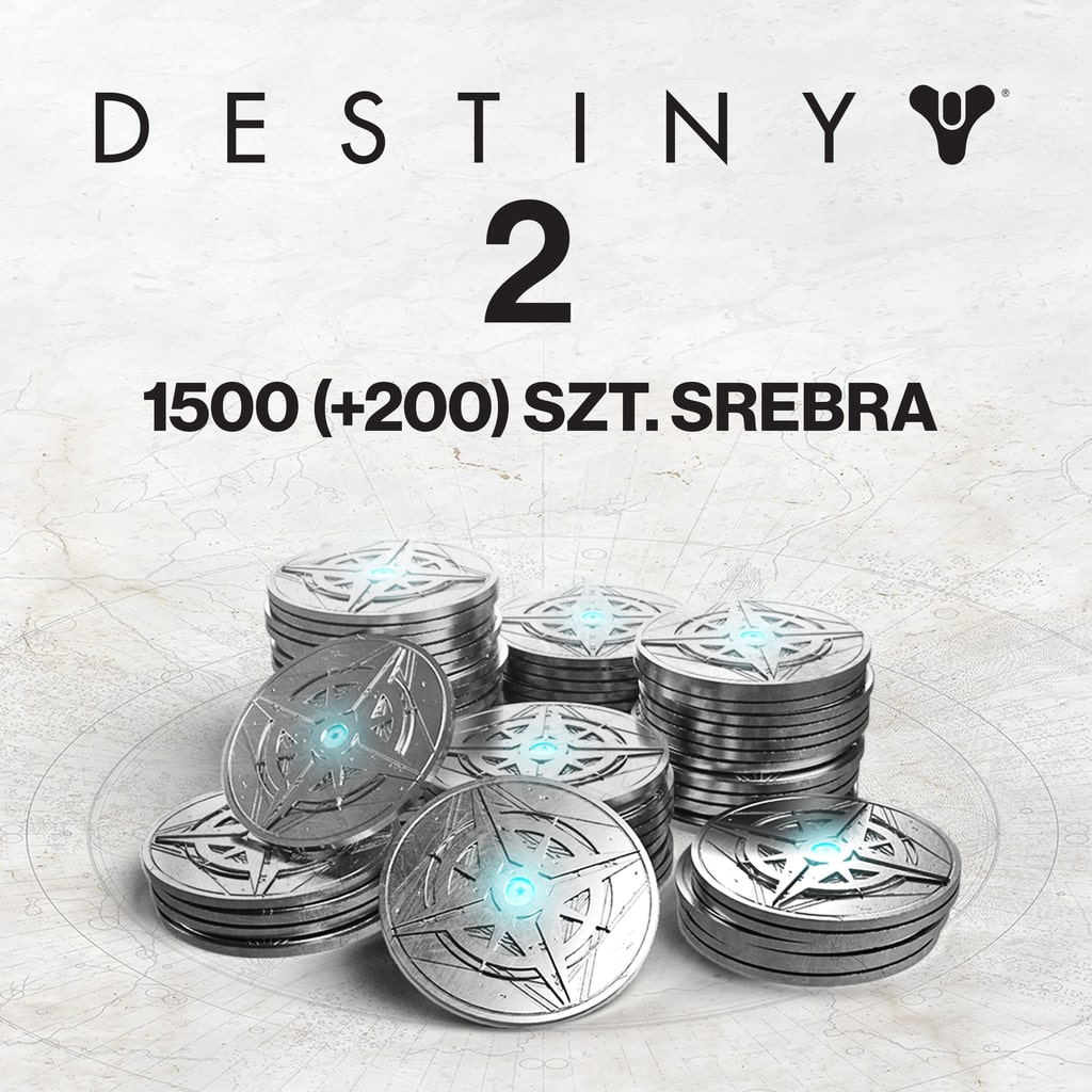 1500 szt. (+200 szt.) srebra Destiny 2