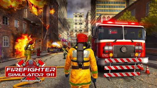Firefighter Simulator 911 : Car Fire Truck Driver for playstation
