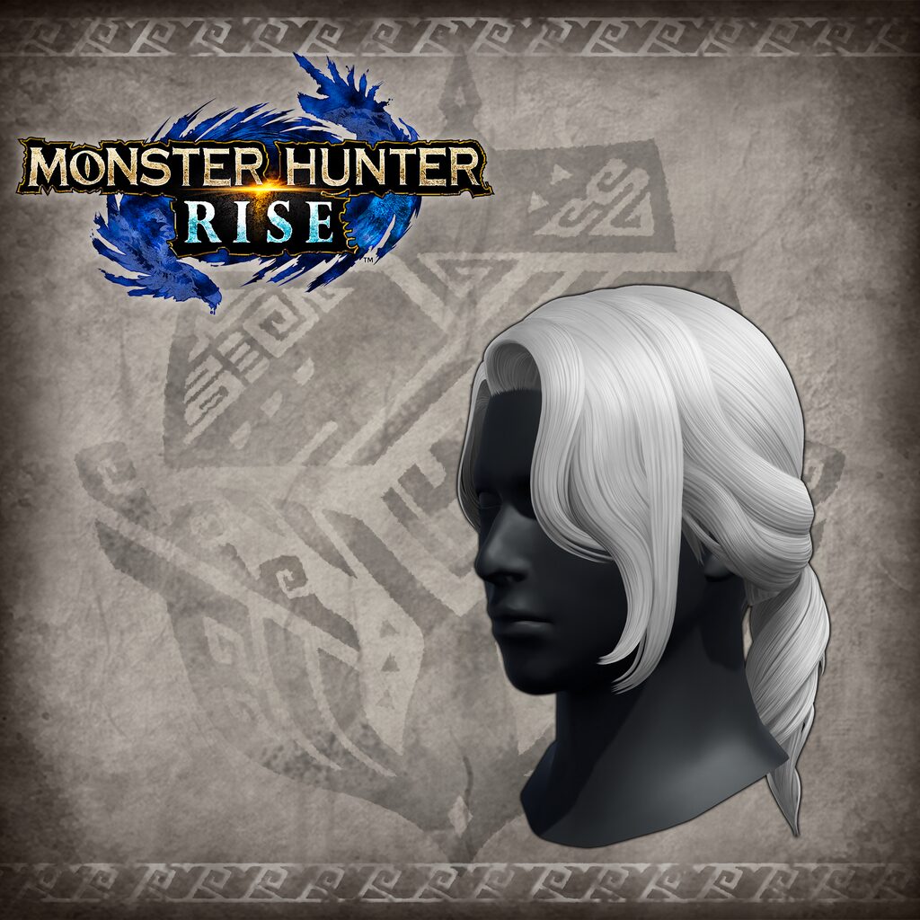 Monster Hunter Rise - "Princely Tail" hairstyle