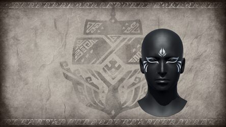 Monster Hunter Rise - “Mizutsune” face paint