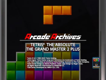 Arcade Archives TETRIS® THE ABSOLUTE THE GRAND MASTER 2 PLUS