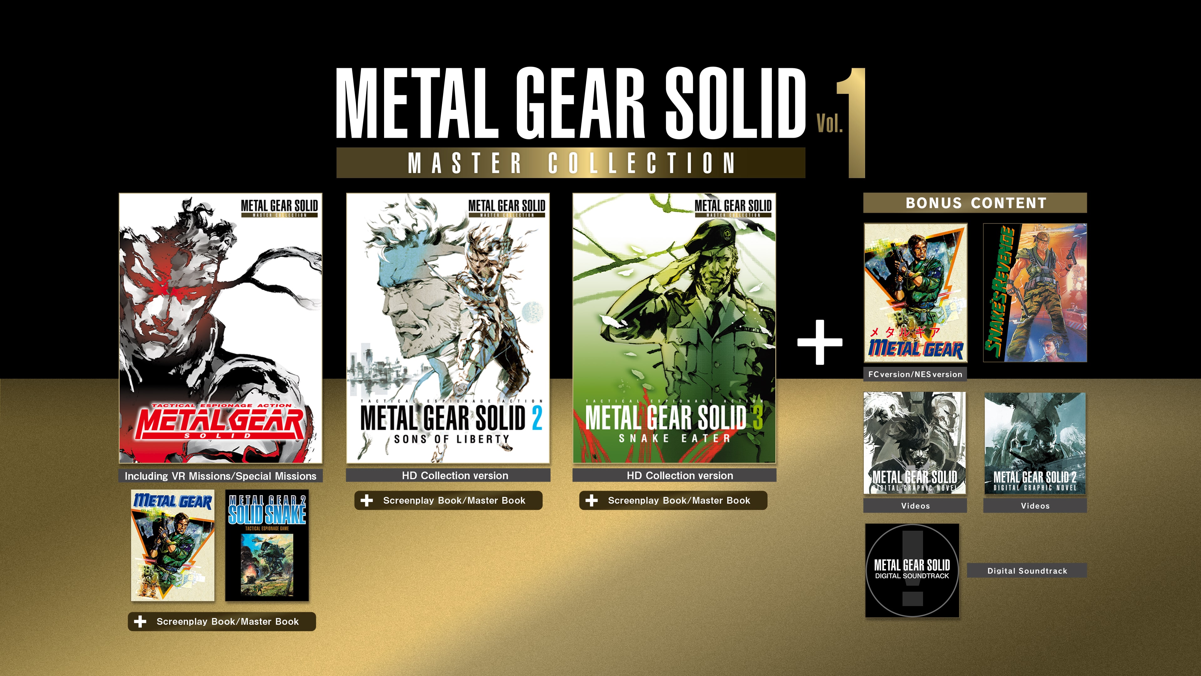 METAL GEAR SOLID: MASTER COLLECTION Vol.1 PS4 & PS5