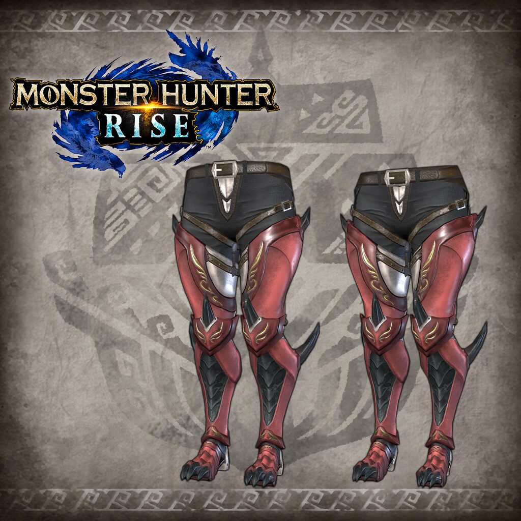 Monster Hunter Rise - "Wild Legs" Hunter layered armor piece
