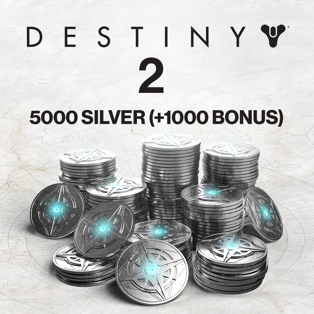 5000 (+1000 Bonus) Destiny 2 Silver (English/Chinese/Korean/Japanese Ver.)