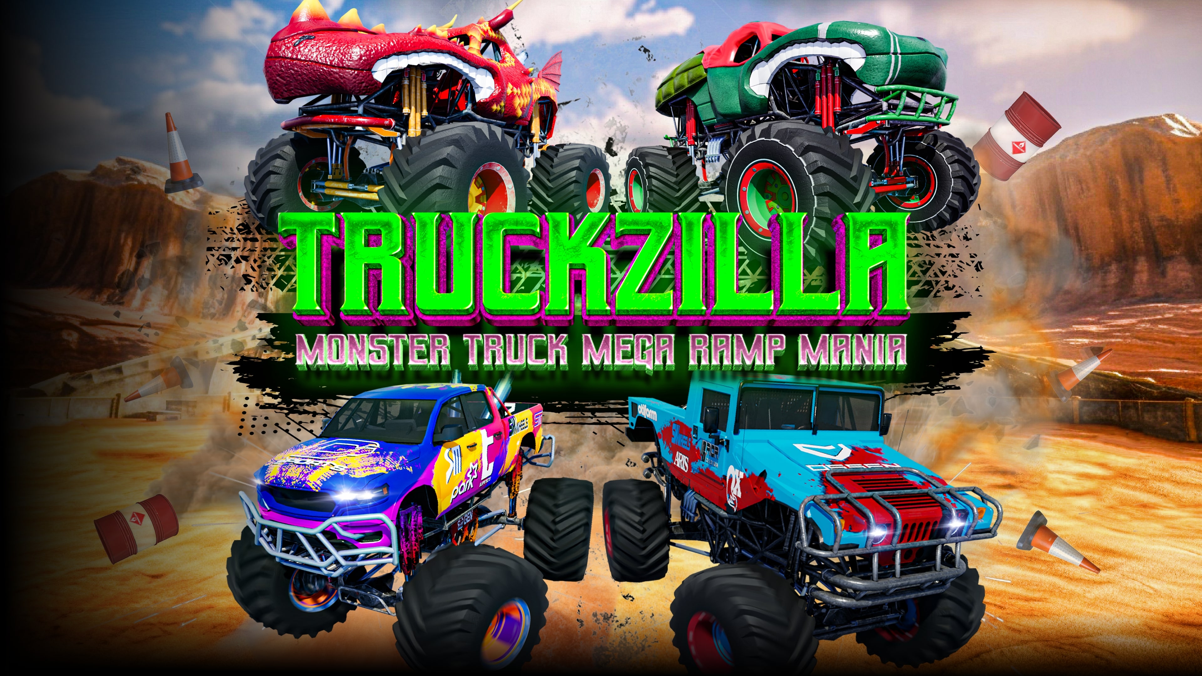 Truckzilla - Monster Truck Mega Ramp Mania 