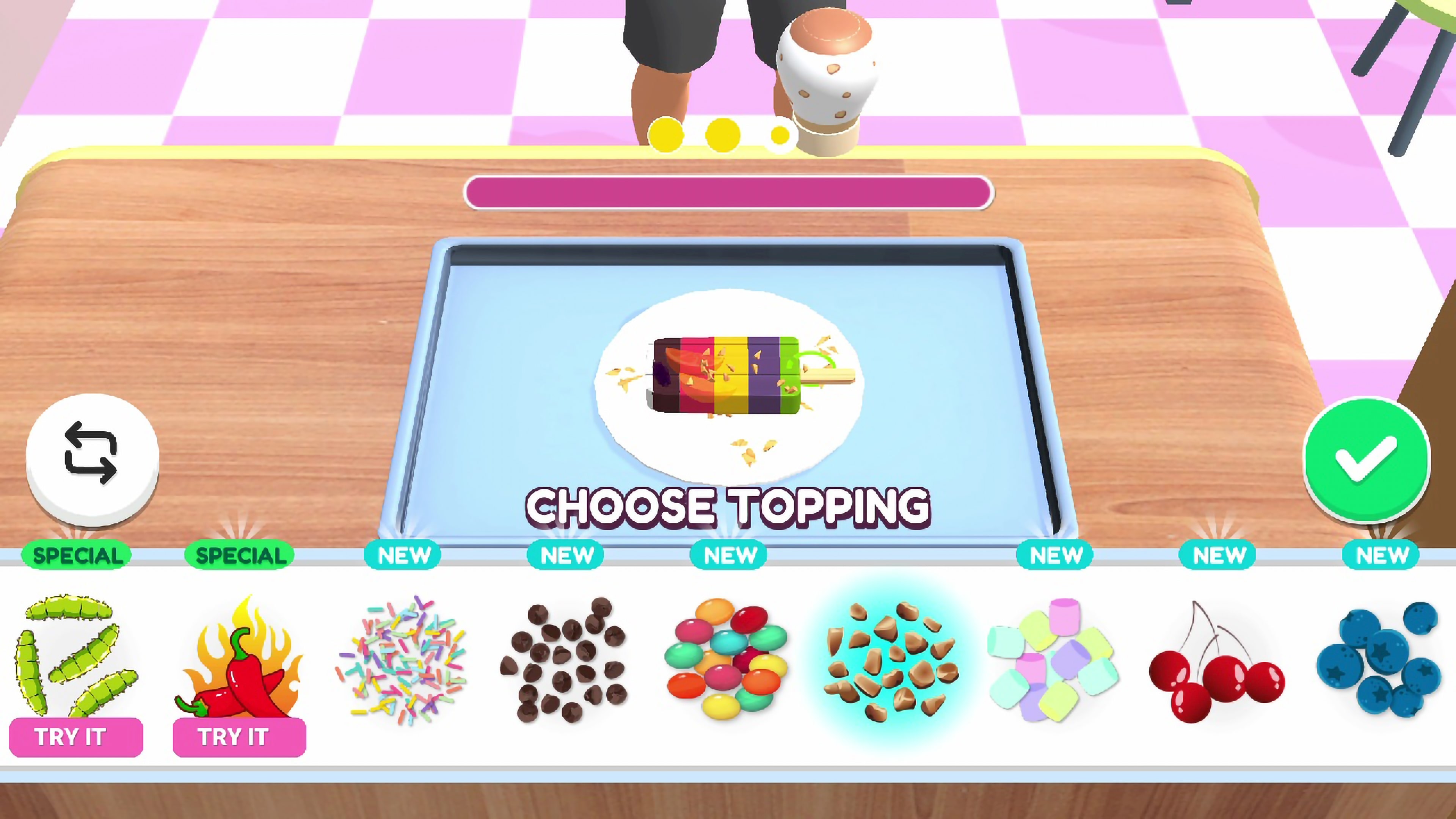 Dessert DIY — Сцена из игры