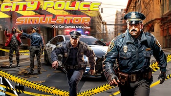 City Police Simulator - Cop Car Games & Shooter