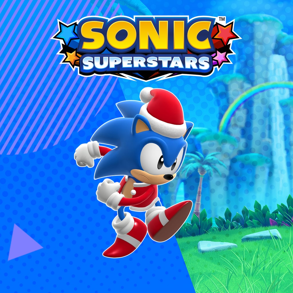 SONIC SUPERSTARS -Traje de papá noel de Sonic