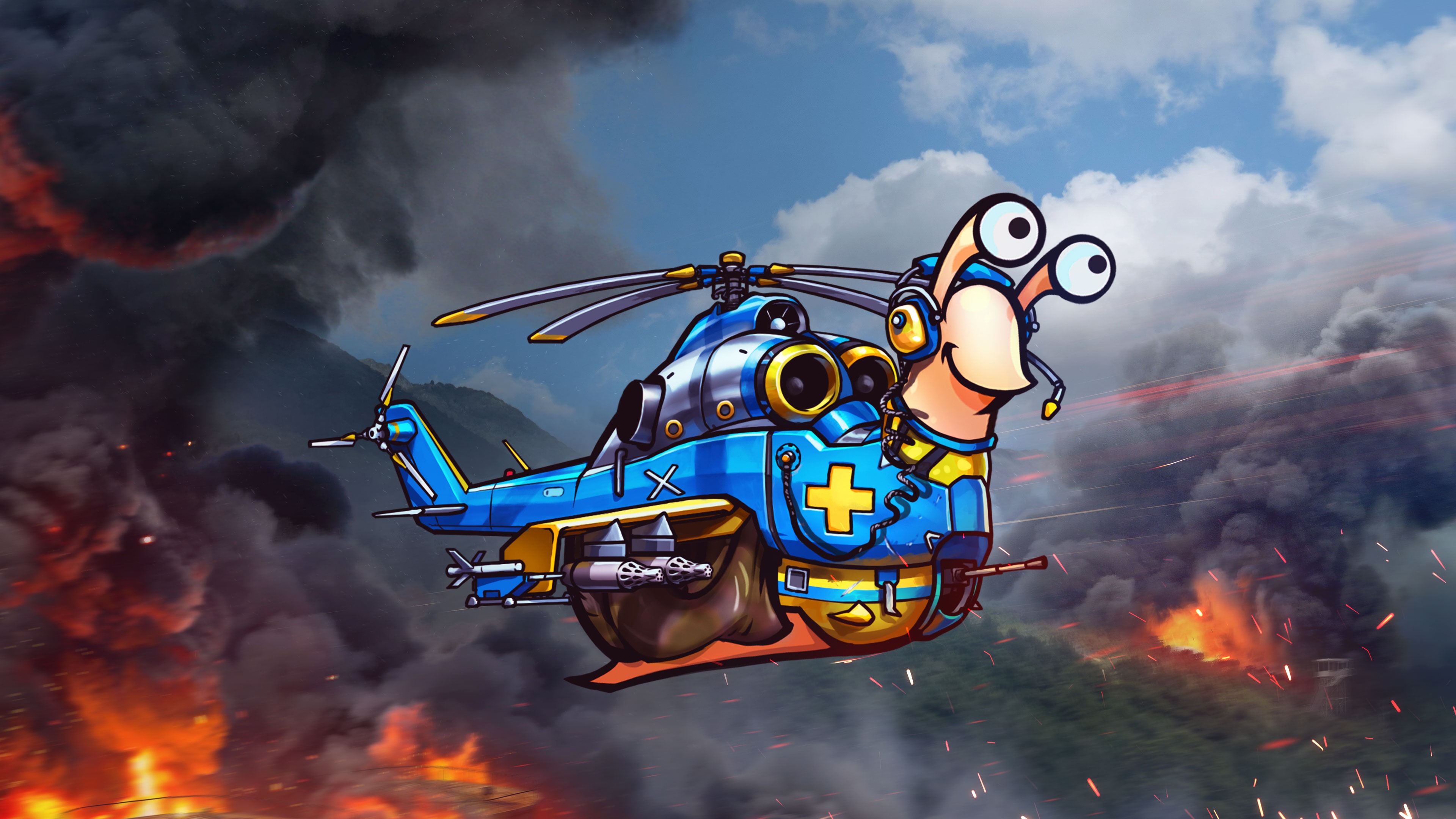 War Thunder - Helicopter Snail Bundle