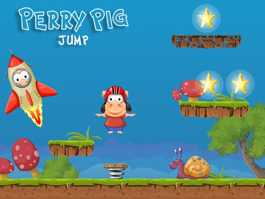 Perry Pig Jump for playstation