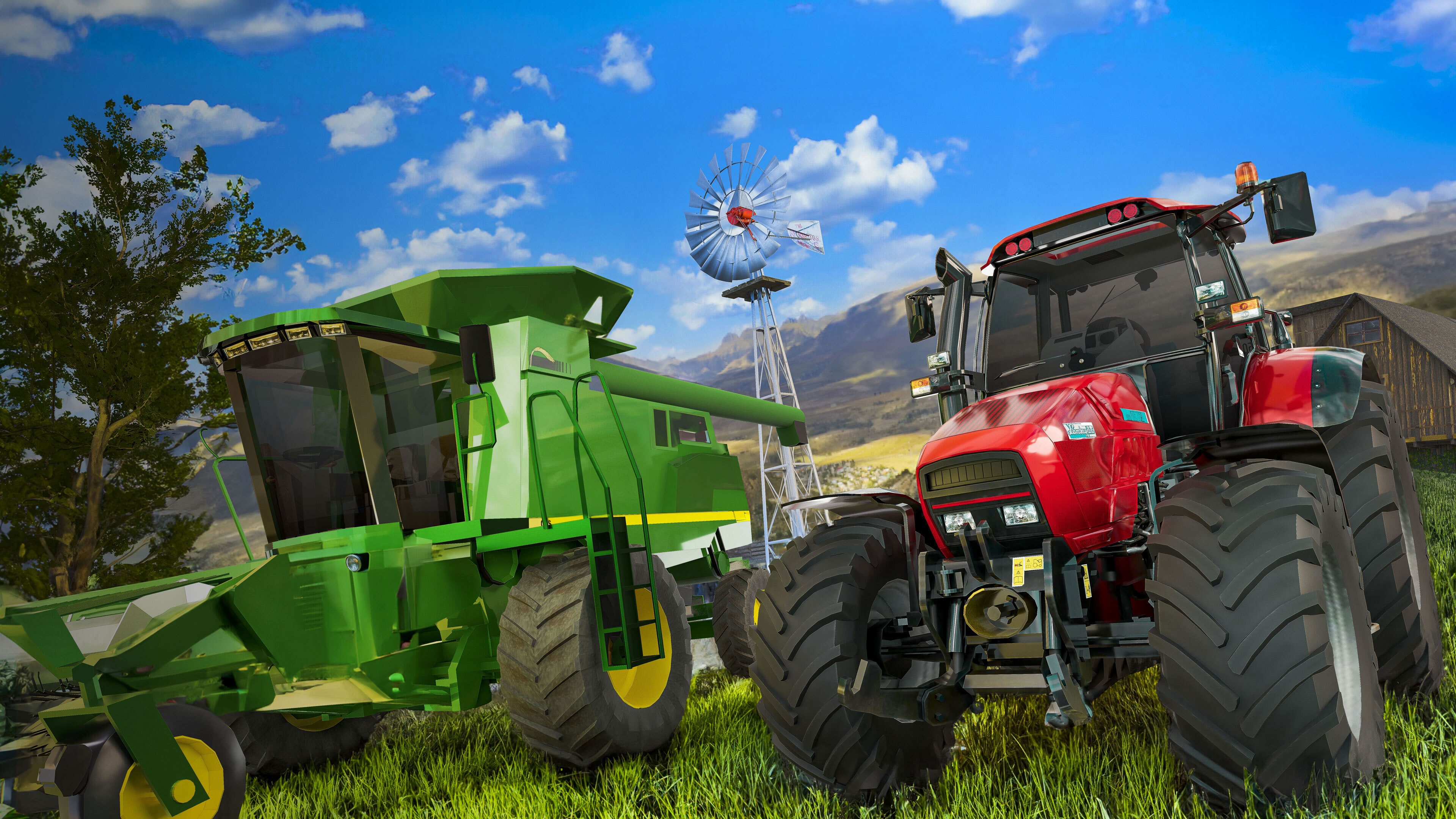 Farming Tractor Simulator 2023 : Drive Combine & Trucks