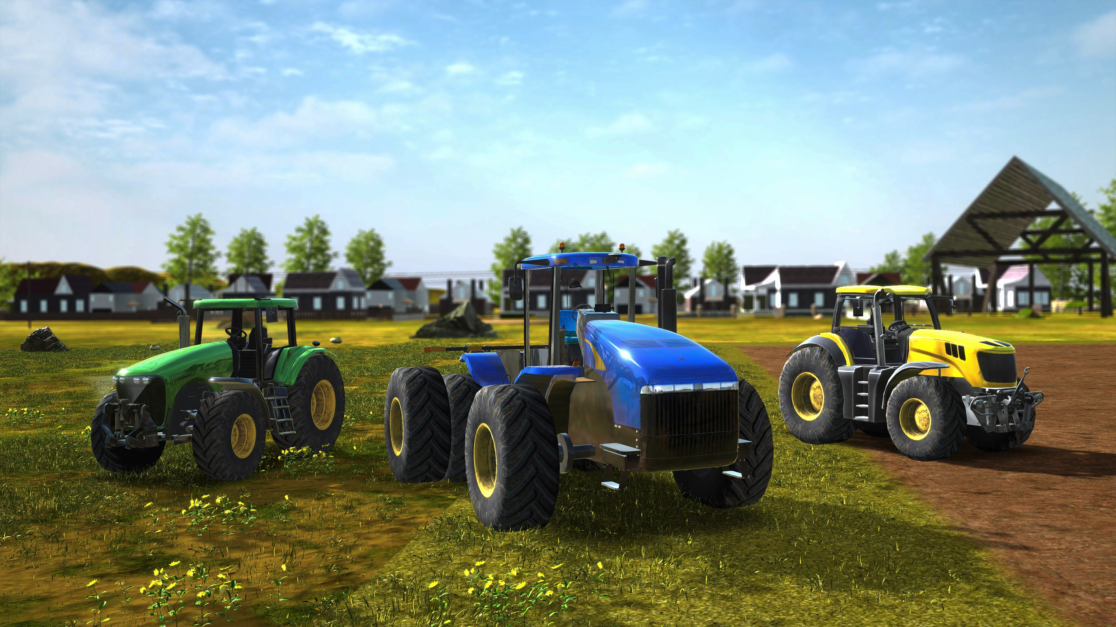 Fazenda Trator Rural Jogo Farming Simulator