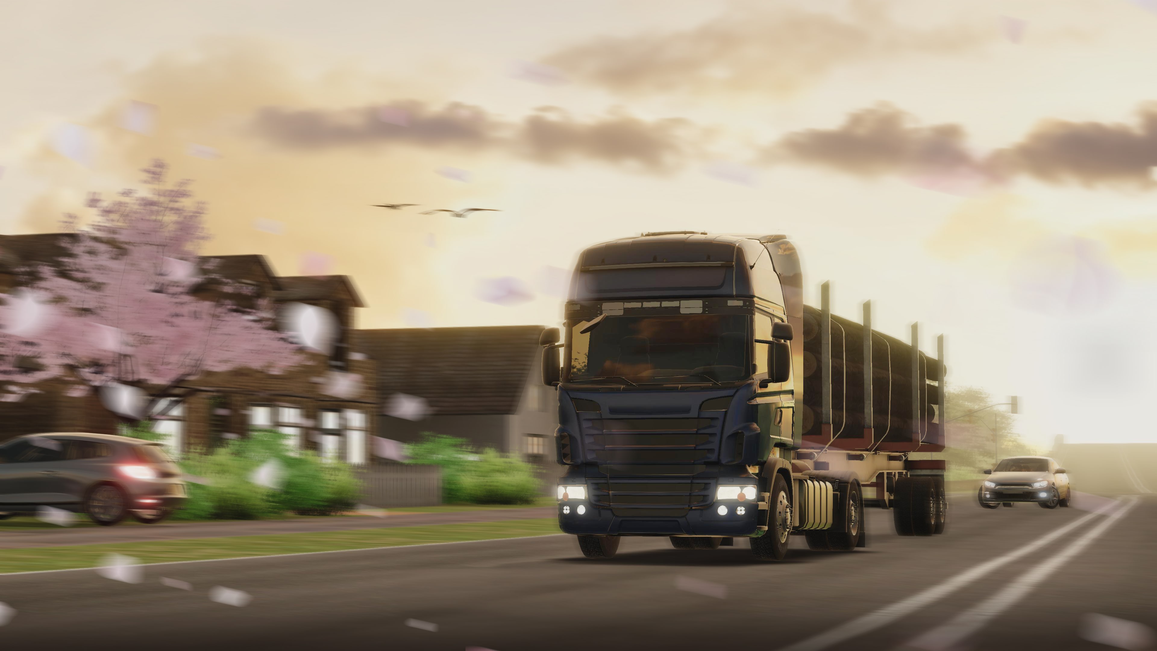 Download New euro truck simulator Full HD 4K PS4 PS5 Wallpaper 