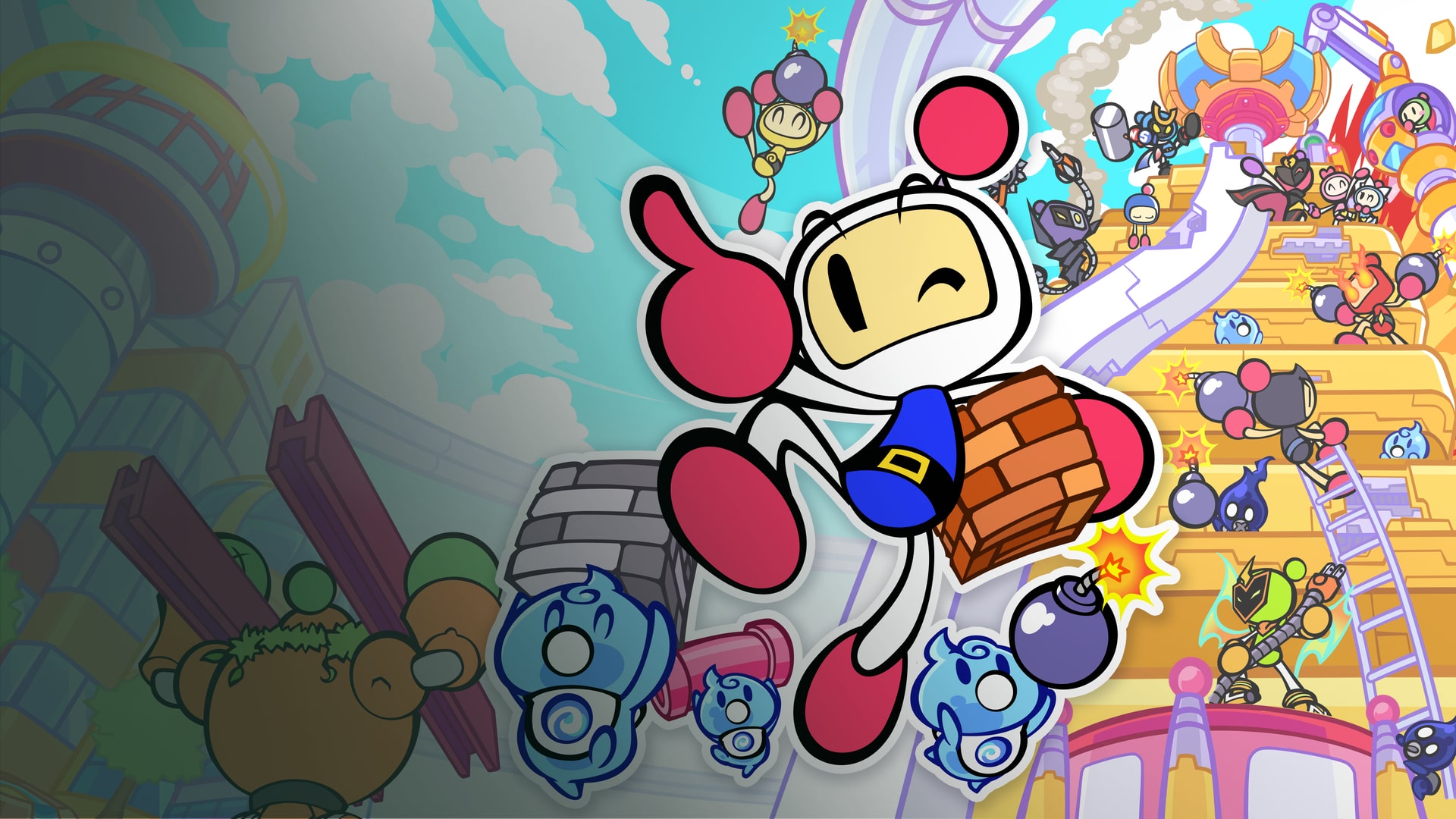 Super Bomberman 5: Normal Game Part 12: Zone 5: (Levels 1, 2, & 3