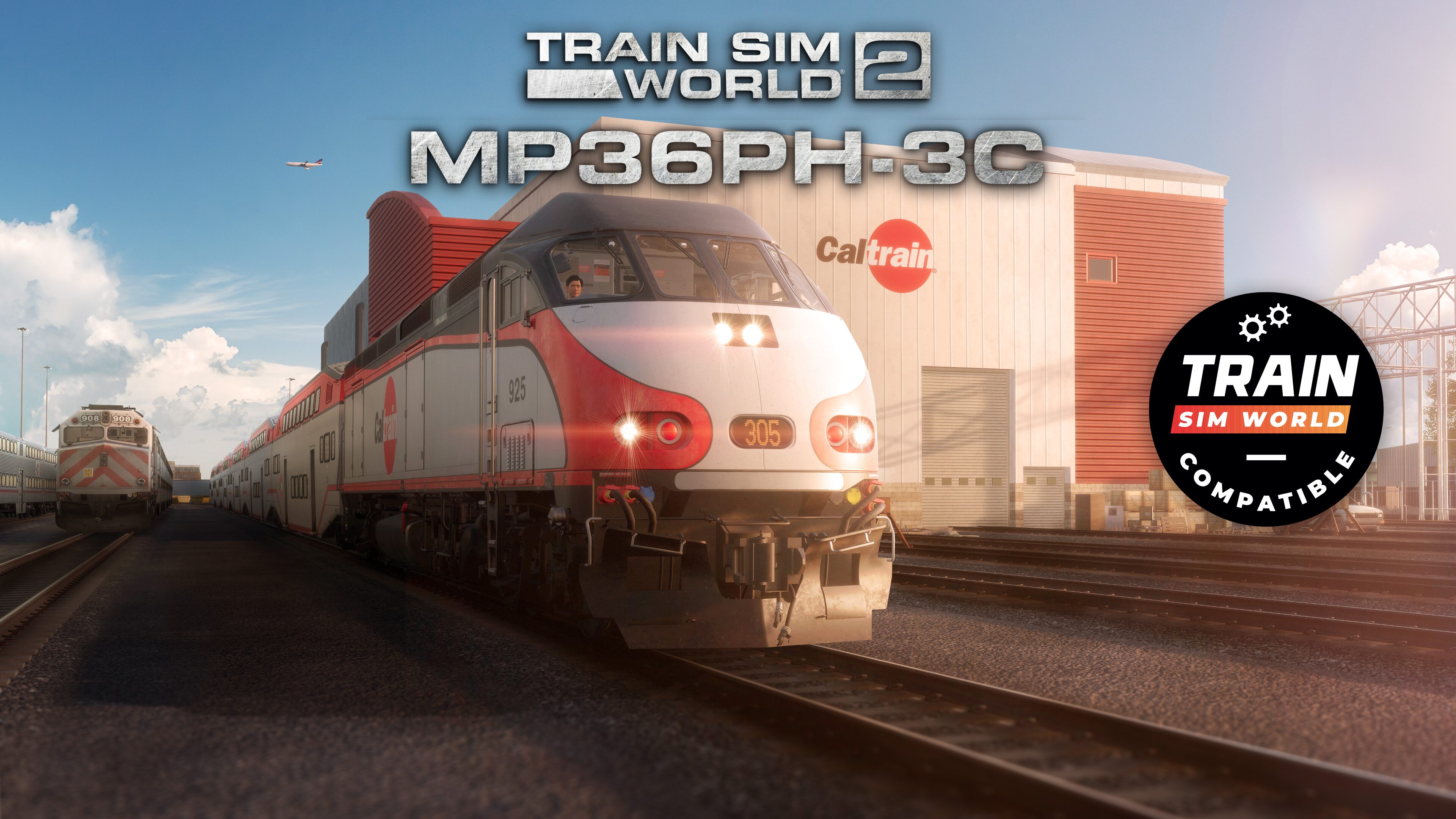 Train Sim World® 4 Compatible: Caltrain MP36PH-3C 'Baby Bullet'