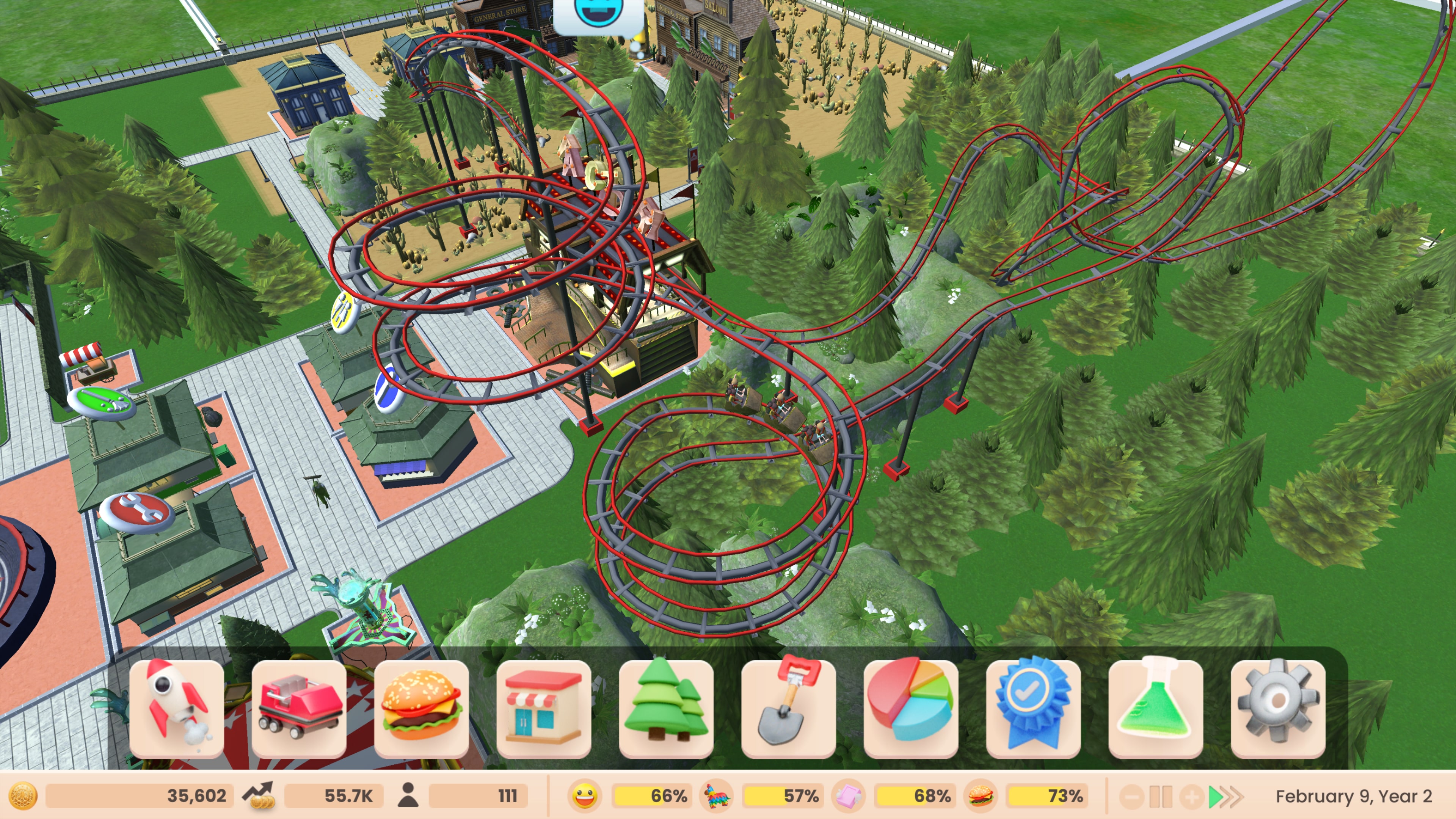 RollerCoaster Tycoon Adventures Deluxe - Five Star Games