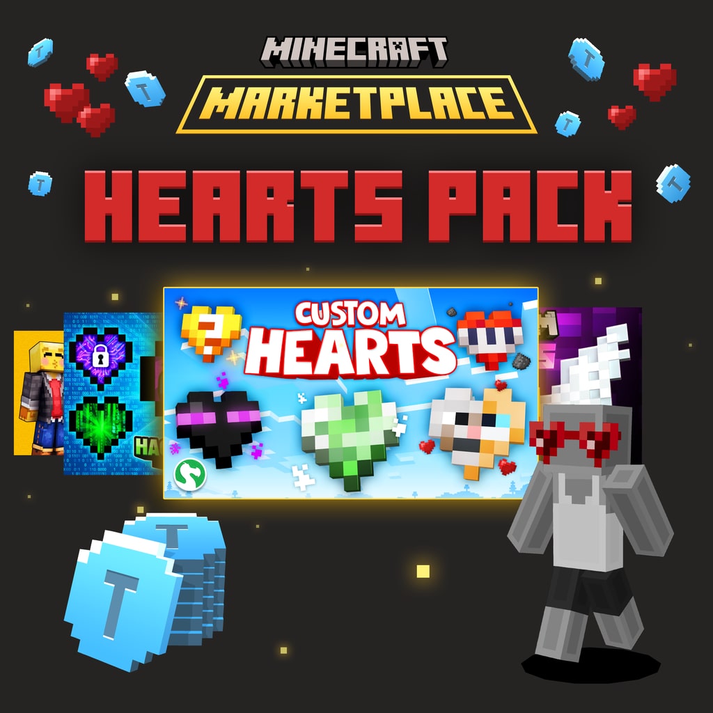 Minecraft Pack de corazones