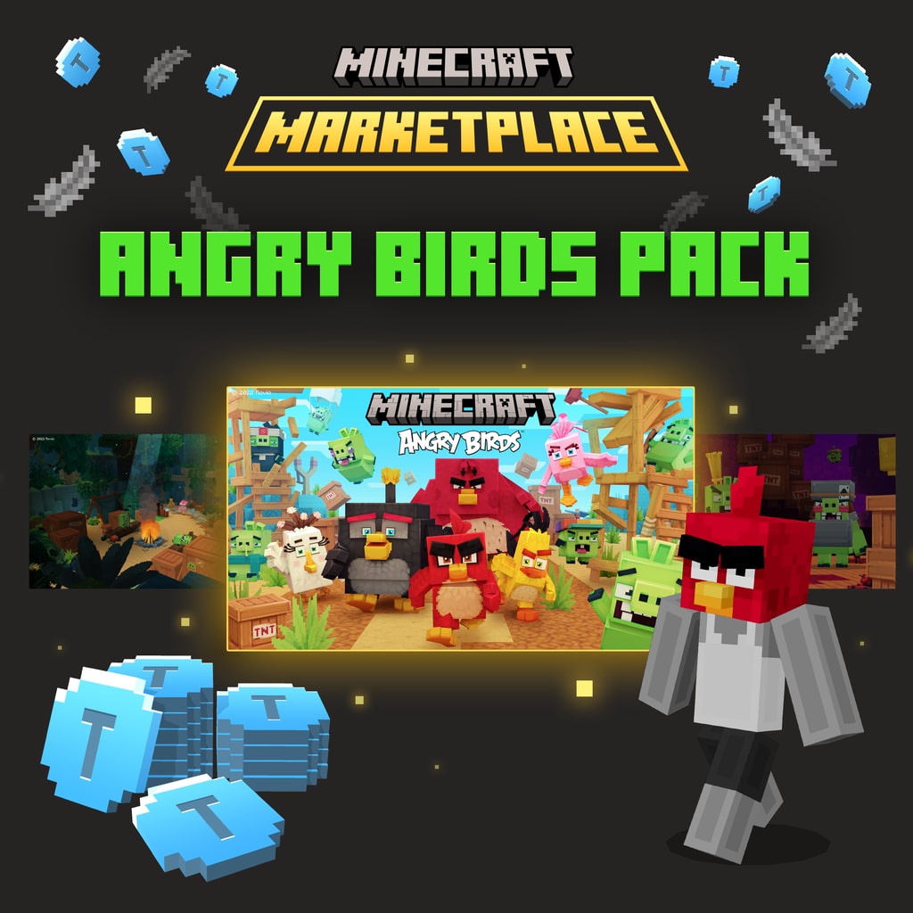 Minecraft Pacchetto Angry Birds