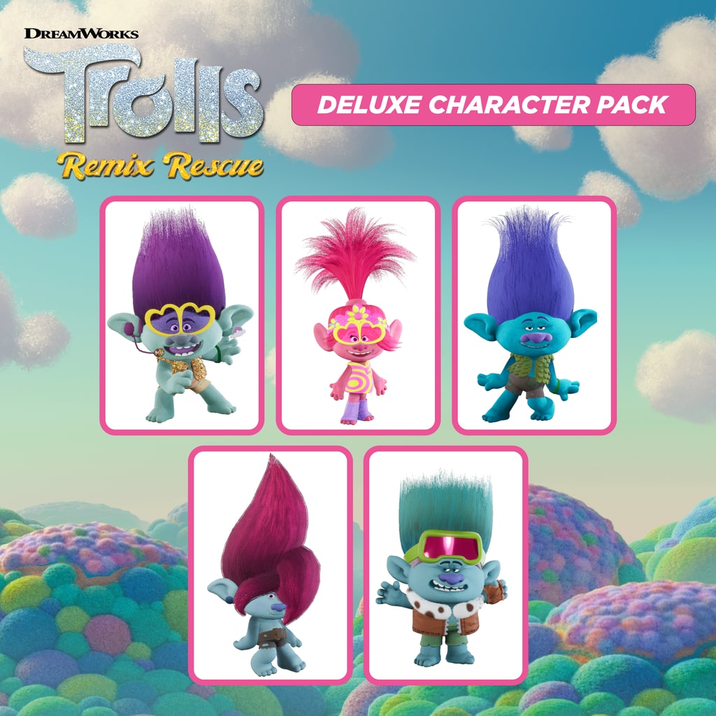 DreamWorks Trolls Remix Rescue Deluxe Character Pack (English Ver.)