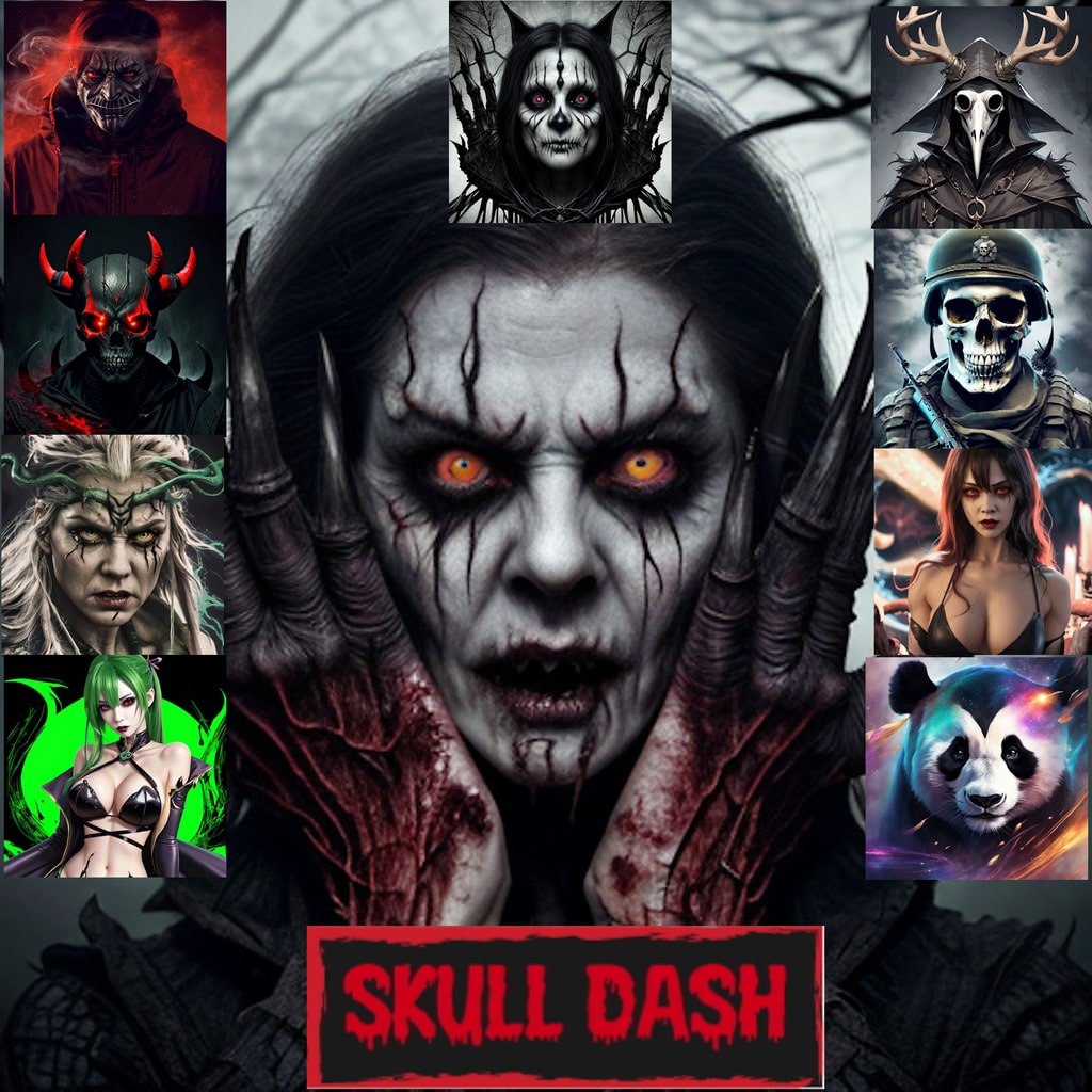 Skull Dash: Ghost Master Horror Avatar Bundle (English, Korean, Japanese)