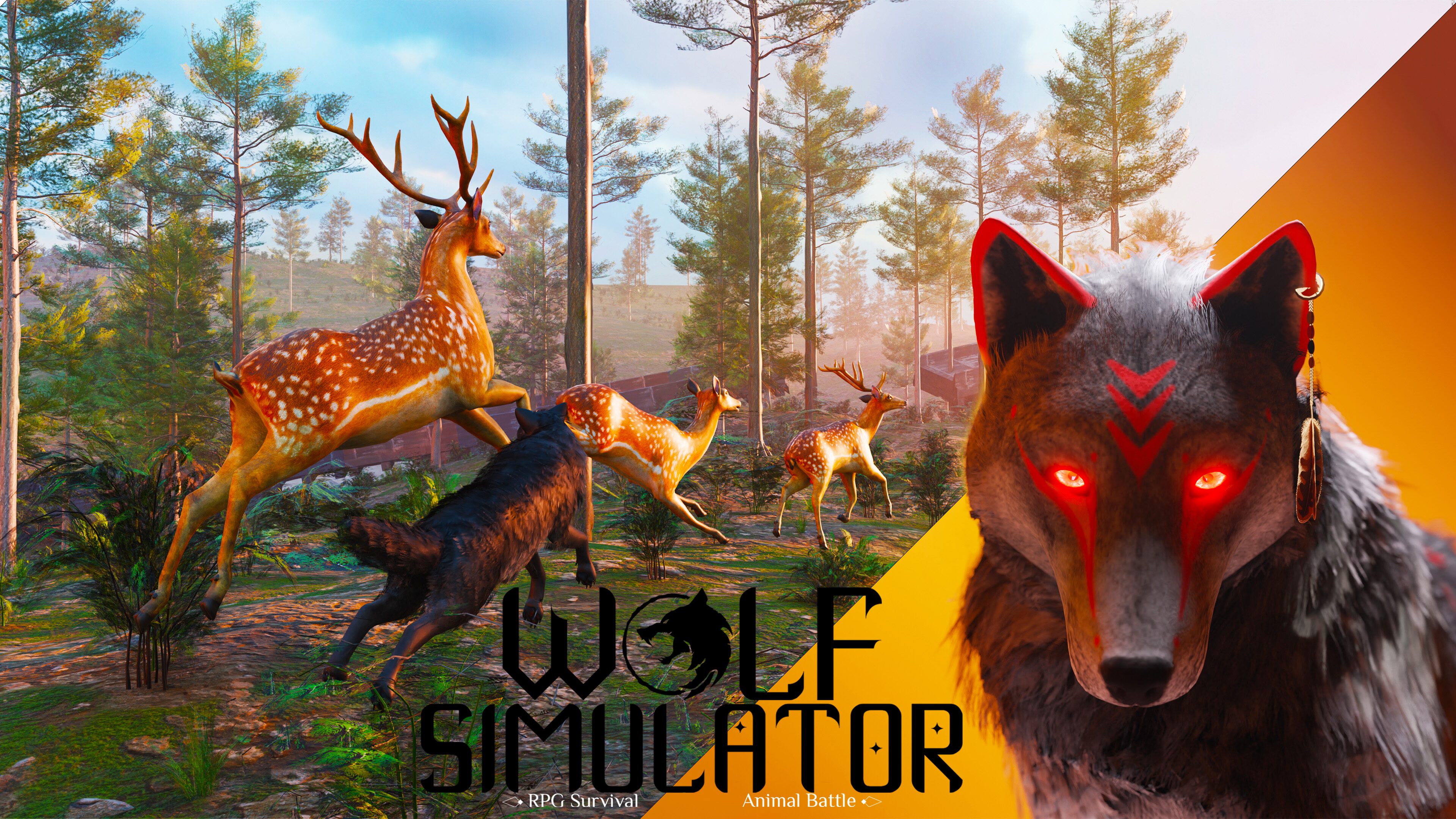 Wolf Sim: Offline Animal Games para Android - Download