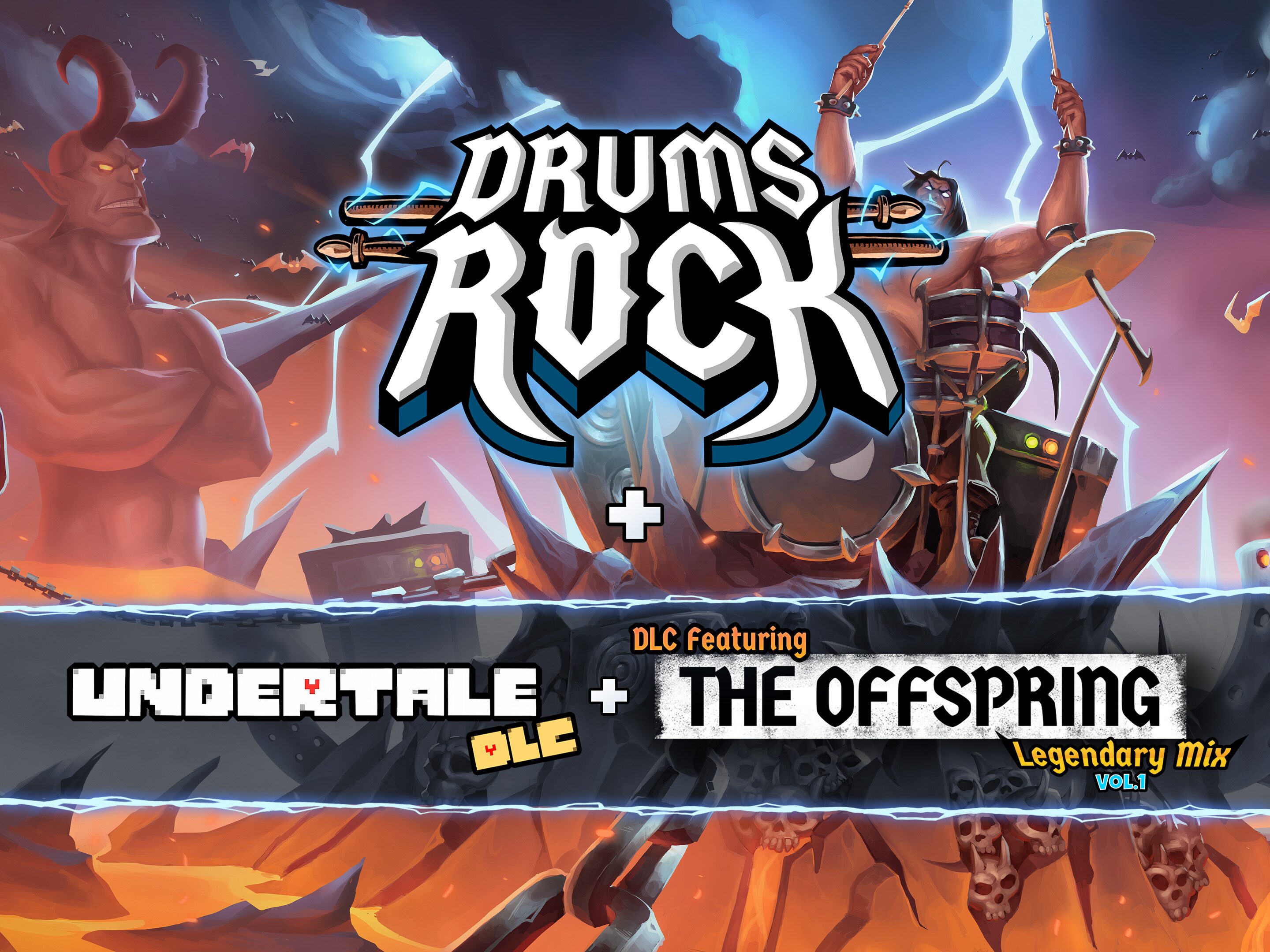 Drums Rock Undertale DLC available today on PS VR2 – PlayStation.Blog