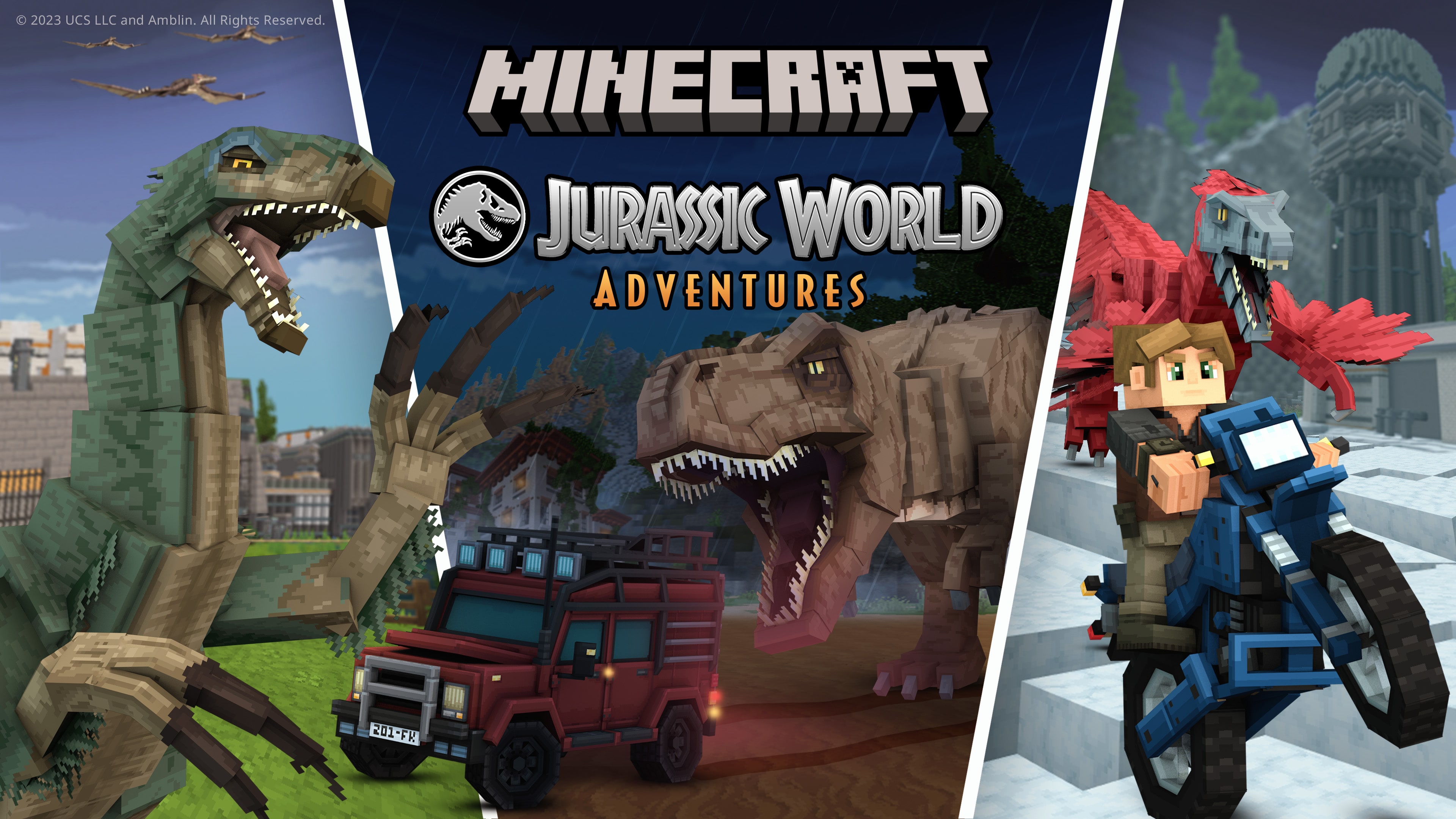 Minecraft Aventuras de Jurassic World