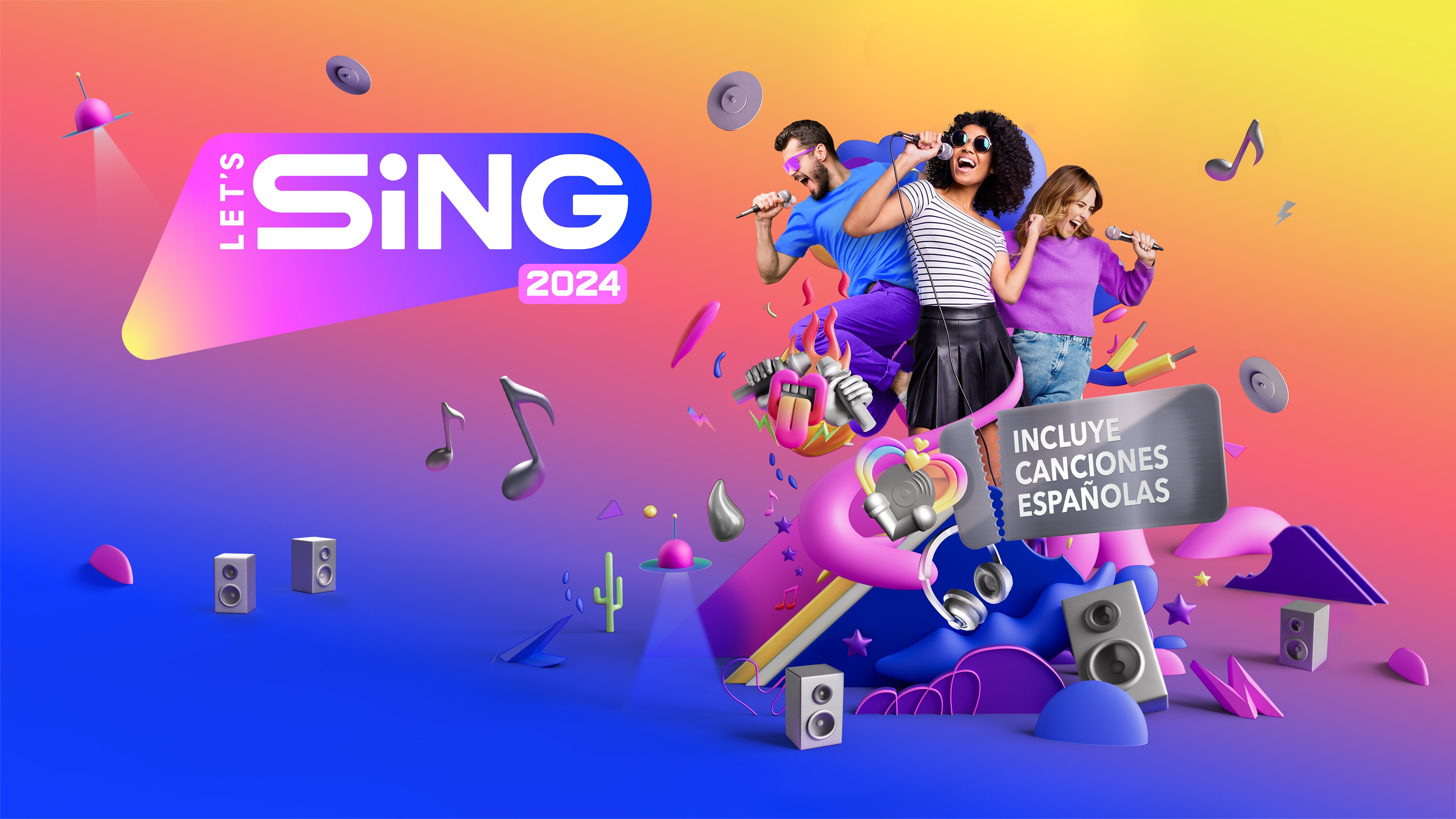 Let's Sing 2024 incluye Canciones Españolas - Platinum Edition
