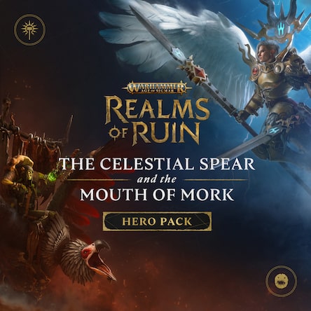 Warhammer Age of Sigmar: Realms of Ruin - The Celestial Spear and The Mouth  of Mork Hero Pack